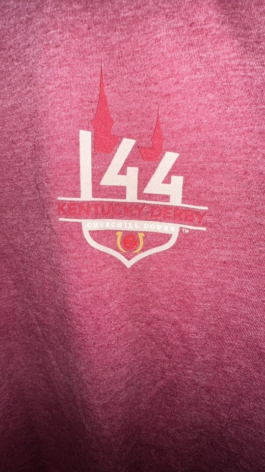 144ª Camiseta Kentucky Derby 2018 Churchill Downs Pequena TEE Bob Baffert JUSTIFY - Imagem 3 de 4