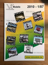 VK Modelle H0 1:87 Prospekt Broschüre 1 Stück 2010 mit 8 Seiten gelocht
