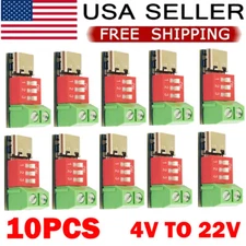 10x USB-C PD Trigger Board Module PD/QC Decoy Board Fast Charge USB Type-C US