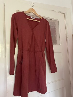 AJC Kleid rot (ziegelrot), Größe 36, neuwertig, mit Taschen