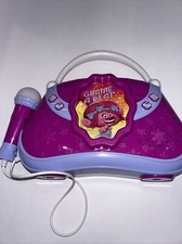 Trolls Sing Along Boombox with Real Working Microphone Pink/Blue/White