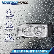 Fit For 2002-2005 Dodge Ram 1500 2500 3500 Chrome Housing Corner Headlight Lamps