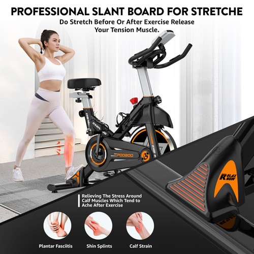 Exercise Bike Indoor Cycling Stationary Bicycle Home Fitness Cardio Workout Bike - Picture 2 of 11