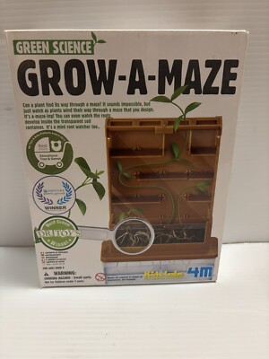 Grow-A-Maze  - Green Science - Kidz Labs Science Lab - Sealed - Educational STEM
