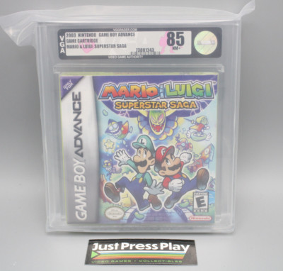 Mario & Luigi: Superstar Saga Nintendo Game Boy Advance GBA Sealed VGA 85 NM+