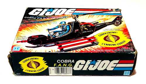 VINTAGE HASBRO G.I. JOE COBRA F.A.N.G. AIR VEHICLE COMPLETE USED IN BOX RARE - Picture 2 of 16
