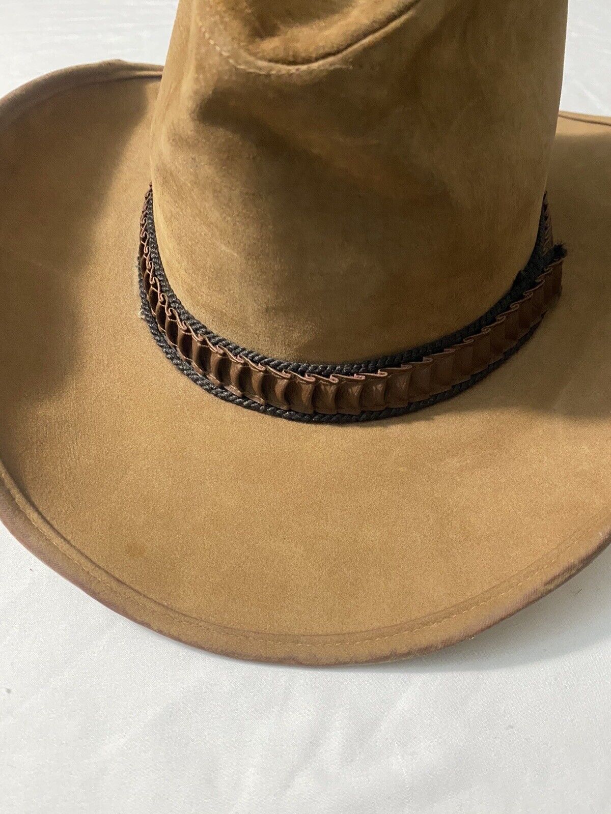 Vintage Stetson Cowboy Western Hat  Felt Brown Si… - image 2