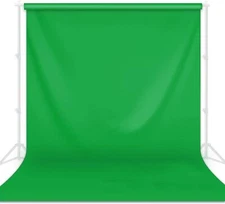 Selens 10'  x 10' Green Chromakey Backdrop Background Screen Photography Muslin