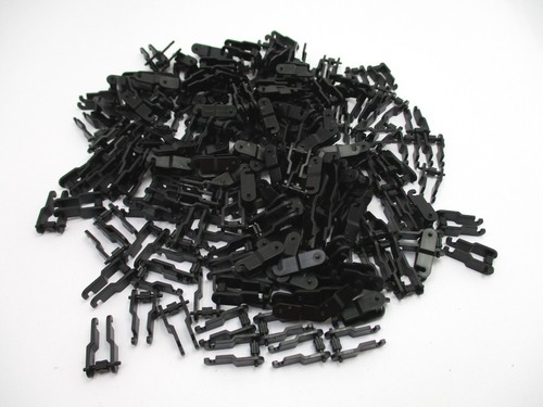 200 K'NEX CONNECTORS Mix Lot Bulk Standard Replacement Parts Clips Black KNEX