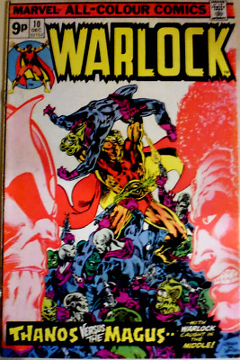 WARLOCK ISSUE # 10. VOL.1 SERIES. MARVEL. DEC.1975.  JIM STALIN ART. THANOS APP.
