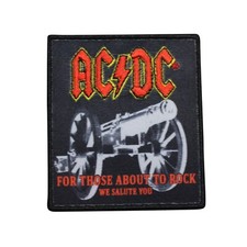 AC/DC For Those About To Rock Printed Sew On Patch 81-D