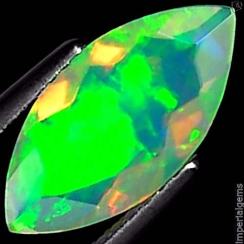 1.37 Ct Natural Ethiopian Faceted Opal Gemstone Multi Color Marquise Cut - Picture 6 of 6