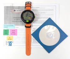 Aeris Atmos Elite Wrist Wireless Hoseless Nitrox Scuba Dive Computer Orange 5222