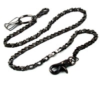 Dk Black Heart Flat Slim Biker Trucker Key Jean Wallet Chain (30) Black Cs88 Dk Black Heart Flat Slim Biker Trucker Key Jean Wallet Chain (30) Black Cs88