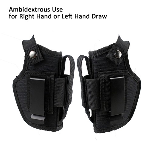 Tactical Right/Left Hand IWB/OWB Gun Holster Waist Belt & Single Magazine Pouch - Picture 2 of 13