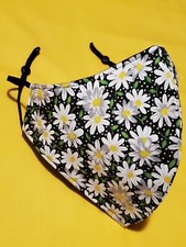 Daisy Flowers Adjustable Face Mask