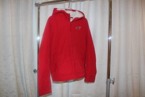 hollister red jacket