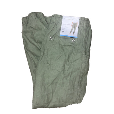 NWT Women's SOCIAL STANDARD Solstice Pant Deep Lichen Green Jogger Large
