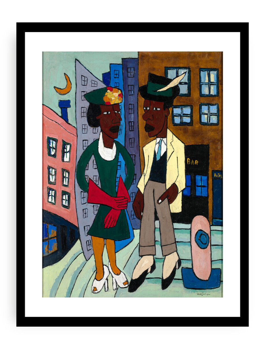 ウィリアム・H・ジョンソン アートポスター A2版 ウィリアム