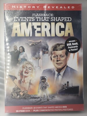 New Sealed DVD Flashback: Events That Shaped America Free Shipping