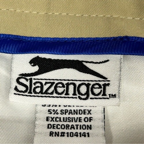 Slazenger Tan Flat Front Shorts Classic Design size 38 - Picture 4 of 6