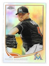 2013 Topps Chrome Refractor #132 Ricky Nolasco Marlins