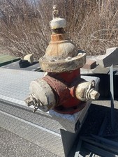 Vintage Very Short Fire Hydrant 113 Pounds 21   Tall Repurpose Inside Outside .