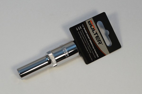"Stecknuss SteckschlüSsel EinsäTze Tief NüSse Lang Nuss 6 Kant 1/2\"-10Mm Bolter"-image