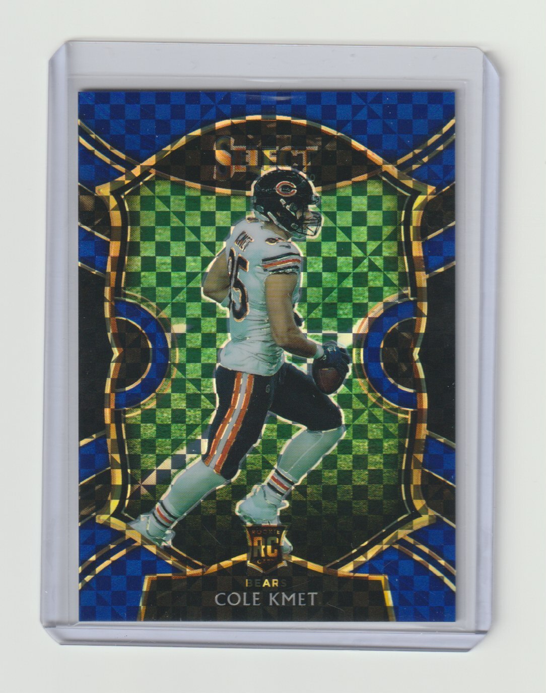 Cole Kmet 2020 Panini Select Blue Concourse Prizm RC 028/175 #51 Bears