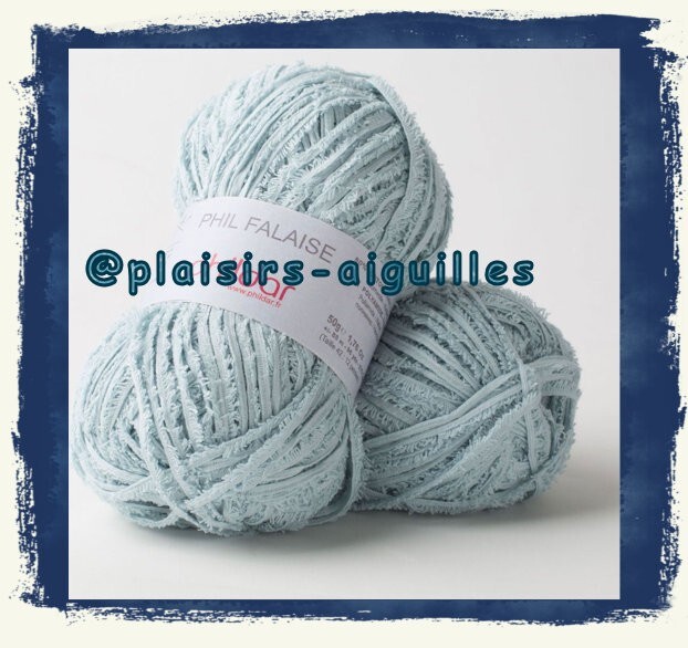 Fil de coton PHIL FALAISE Danube pour tricoter un pull d'été léger