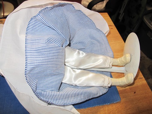 Vintage Old Nurse Uniform Doll Blonde Hair - Picture 4 of 5