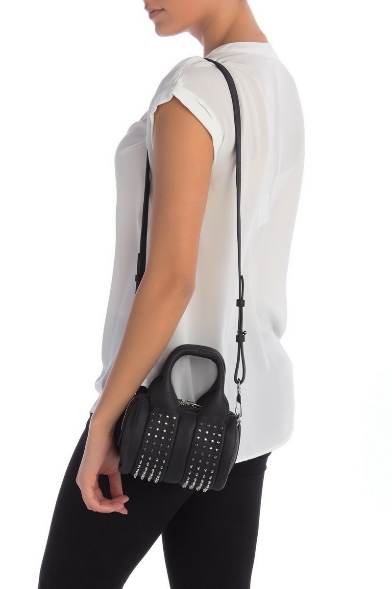 NEW RARE! Discontinued Alexander Wang Baby Rockie Stud Bag| Trendy
