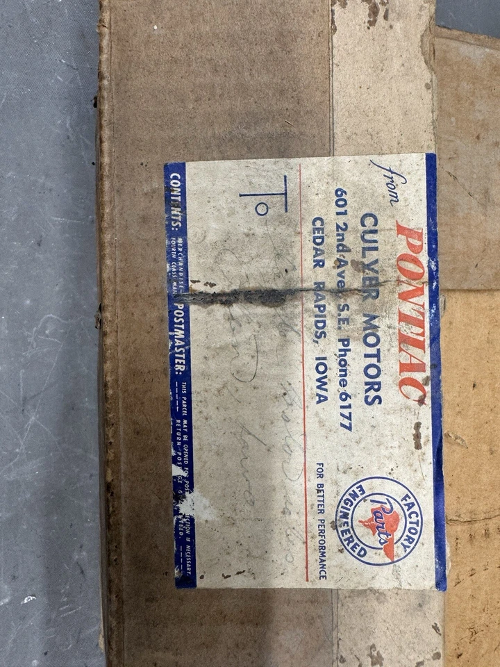 Nuevo de Lote Antiguo 1939-1940 Pontiac De Luxe Calidad 6 Cilindros Pistones McQuay Norris 115 120 Foto 3 de 4