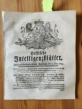 1775 Zeitung 2 Kopalnia srebra koło Auerbach / Rolnictwo