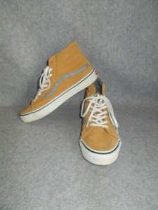 mustard yellow sk8 hi vans