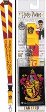 Harry Potter Gryffindor House Crest Lanyard with Photo Badge - 20" Long