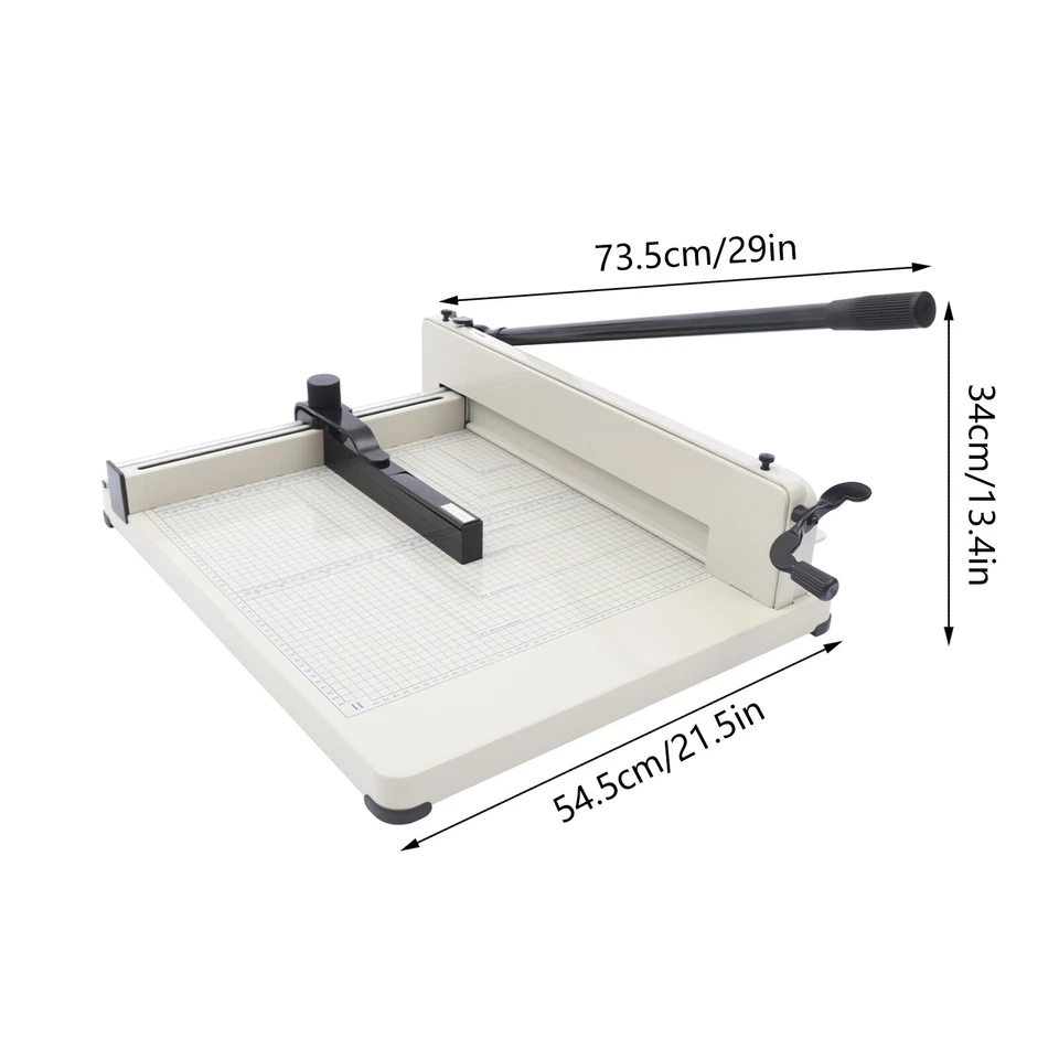 NEW Heavy Duty Guillotine Paper Cutter - 17" Commercial Metal Base A3/A4 Trimmer - Image 3 of 4