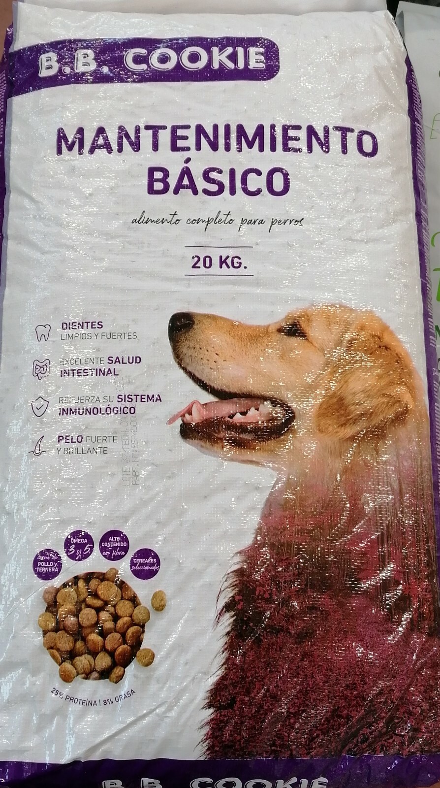 Crocchette per Cani B.B. COOKIE kg.20 - Con Pollo e Vitello Primi...