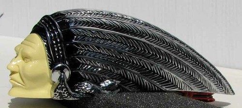 ADORNO GUARDABARROS MOTO INDIAN CHIEF CROMADO ILUMINADO #G491M - Imagen 2 de 13