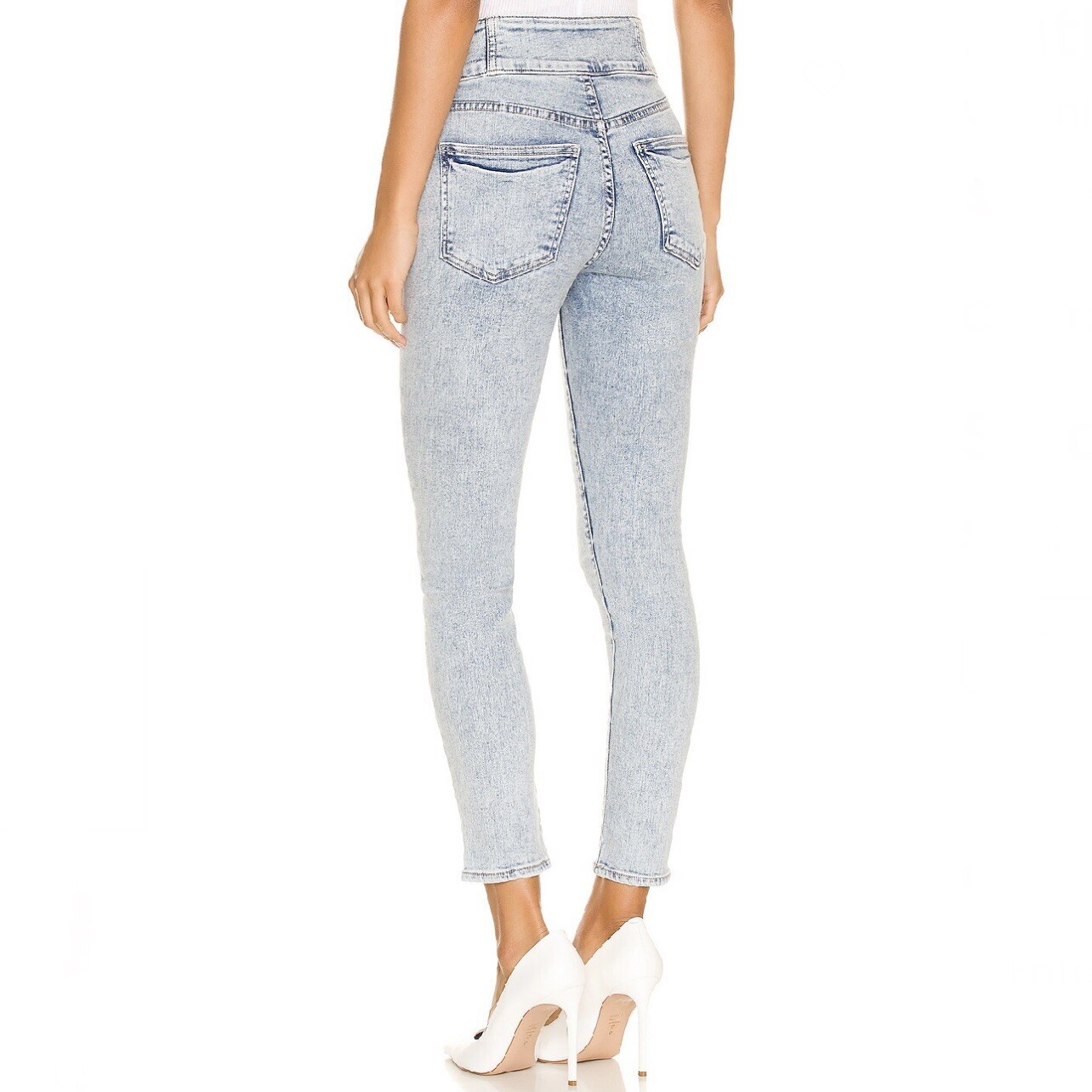 $298 VERONICA BEARD REVOLVE BUTTON FLY SKINNY JEA… - image 6