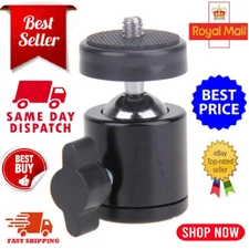 2 Quality 360 Swivel Mini Ball Head 1/4" Screw DSLR Camera Tripod Ballhead Stand