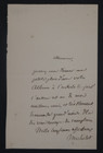 Jules MICHELET, Historien - LETTRE AUTOGRAPHE SIGNÉE