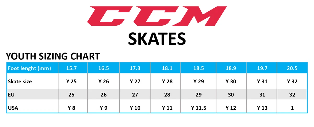 CCM Tacks C 52 Ice Hockey Skates Size Youth Ice Skates
