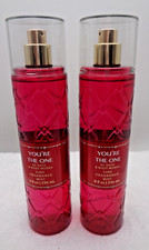 2 pk Bath  Body Works YOU'RE THE ONE Fine Fragrance Mist Spray 8 oz ea