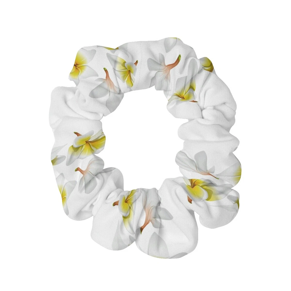 White Hair Scrunchies for Women