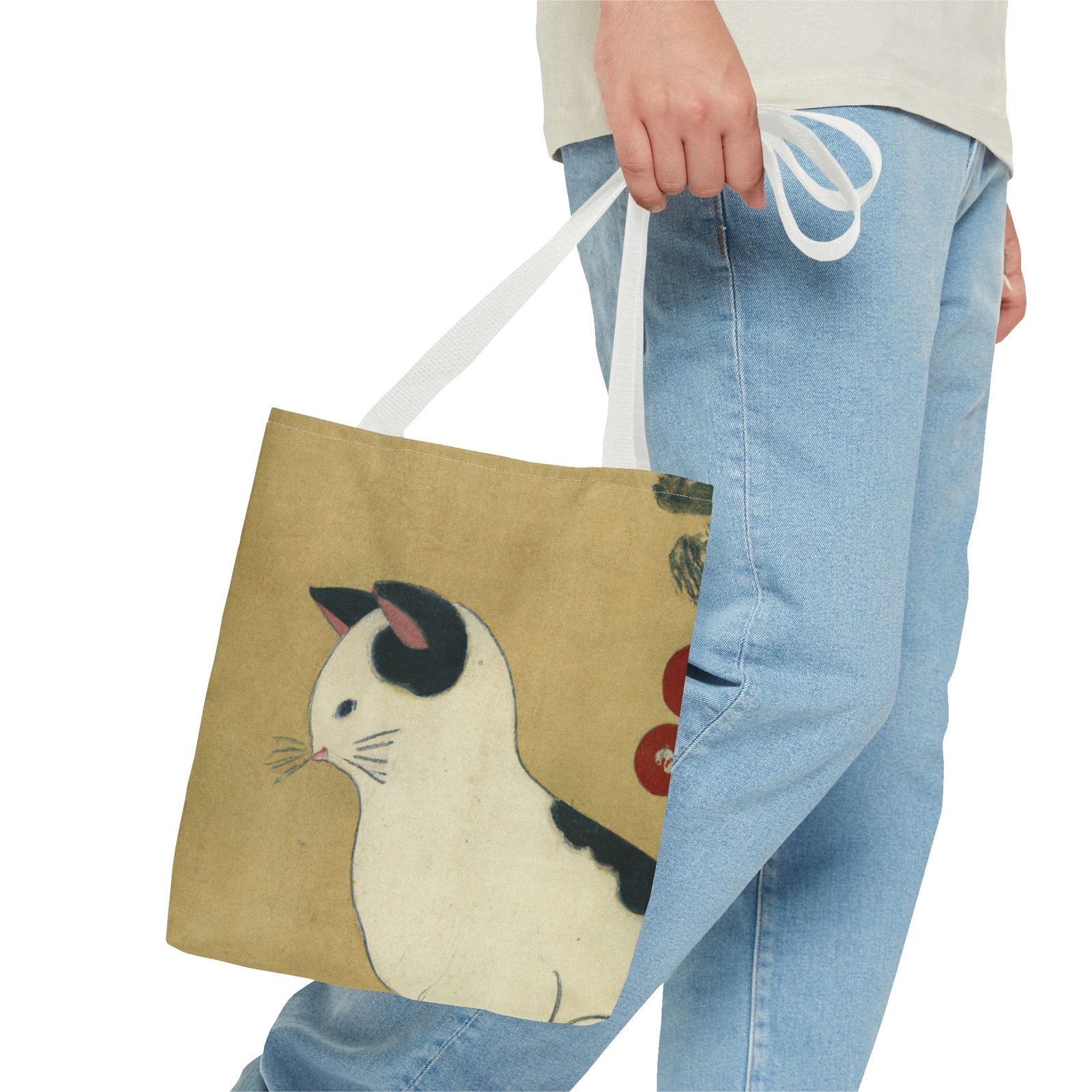 Canvas Tote Bag for Gym Travel Large Durable Carryall-image