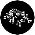 DHA214 Metal Gobo Floral 5 für High End Systems Cyberlight Scanner HES