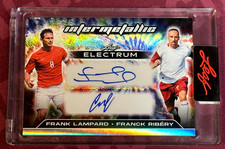 ‼️2025 Leaf Electrum Frank Lampard / Franck Ribery Dual Auto #3/8 Intermetallic