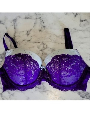 Victoria s Secret Dream Angels Luxe Crystal Demi Bra | 34DD