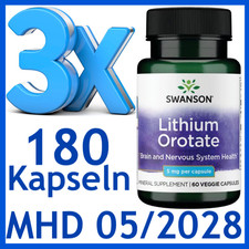 3x60 SWANSON L OROTATE 5mg 180 Kapseln MHD 05...